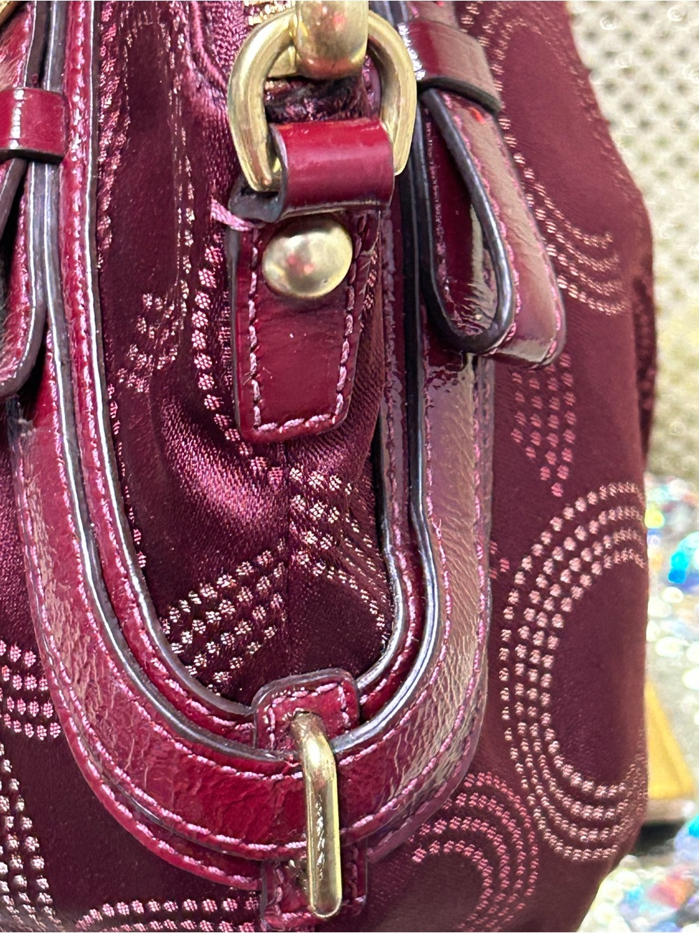 Coach Madison Sophia Satchel with Top Handles Approx. 15 x 10 x 3 - Picture 5 of 17